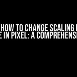 In p5.js, How to Change Scaling but Keep Text Size in Pixel: A Comprehensive Guide